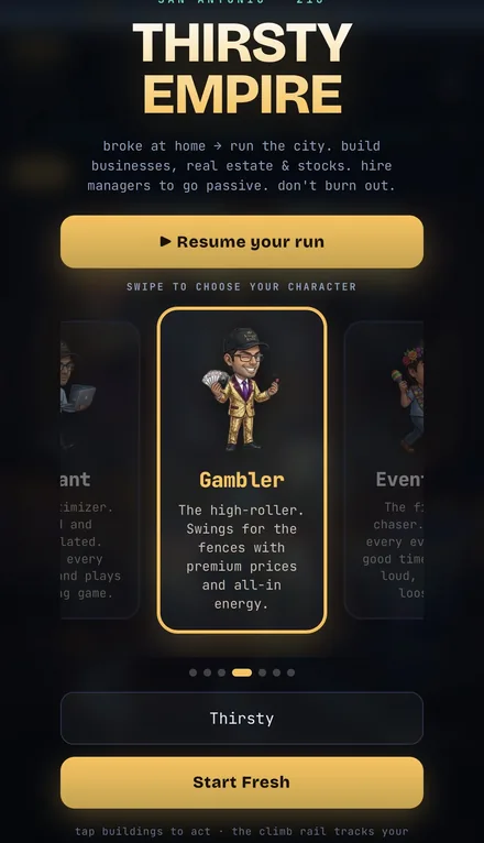 Choose your character